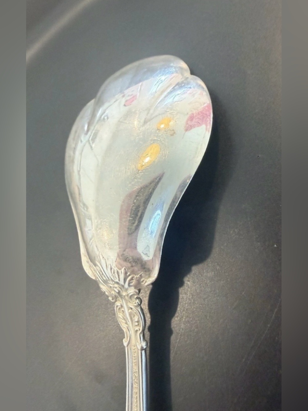 Chantilly by Gotham Antique Collect 1895 Sterling Silver casserole Spoon Piece - Picture 6 of 12